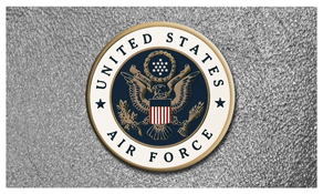 DNSEMP C 411 SH SL US Air Force Shimmer Silver